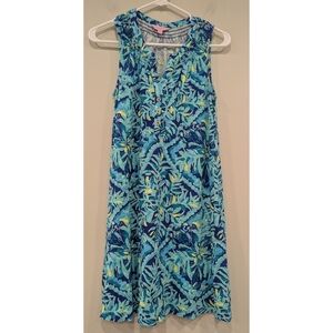 Lilly Pulitzer Essie Dress In Indigo Midnight Cove Size Small